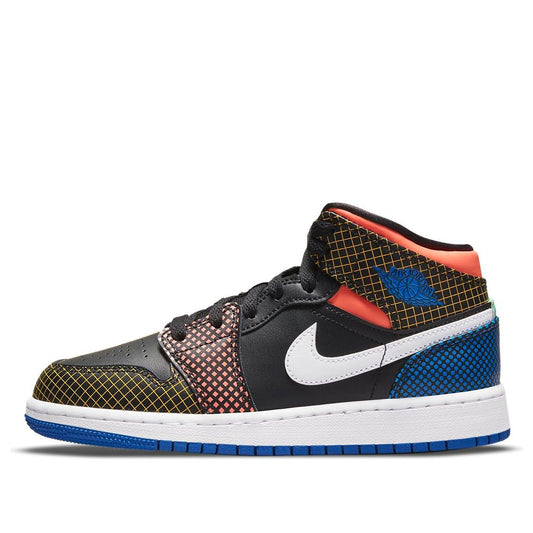 (GS) Air Jordan 1 Mid MMD 'Multi Grid' DC4092-001