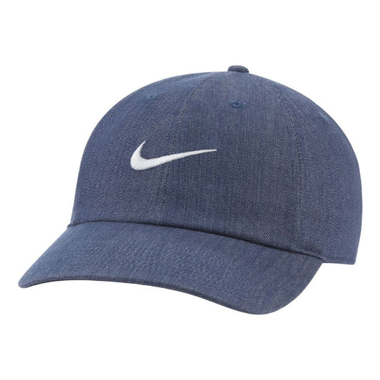 Nike Sportswear Heritage86 Swoosh Denim Hat 'Midnight Navy' DJ6220-410