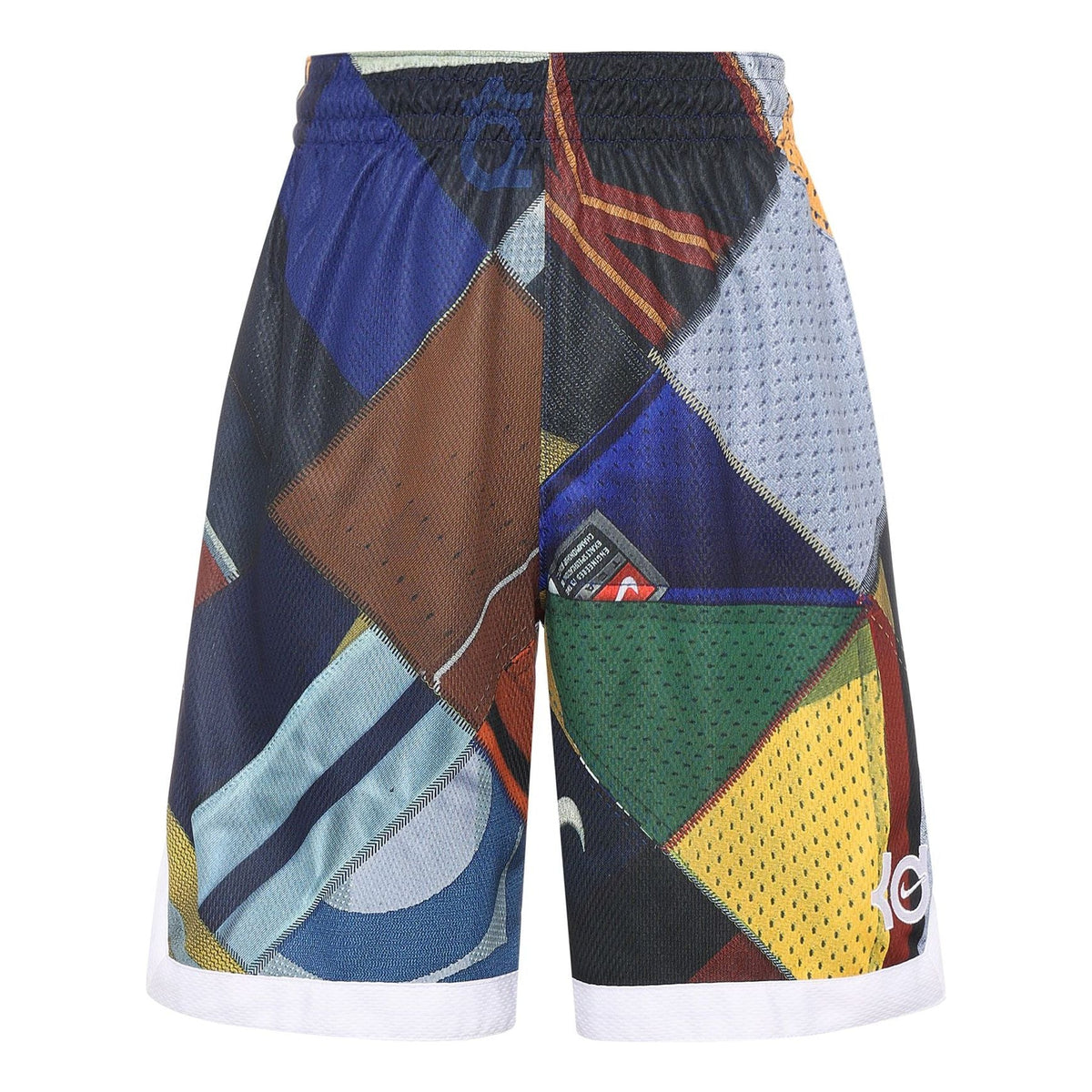 Nike KD Durant Quick Dry Basketball Shorts Colorblock AT3184-495