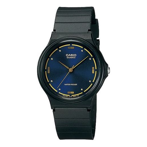 CASIO Blue DialBlack Strap Unisex Blue DialBlack Strap BlueBlack Analog MQ-76-2AL