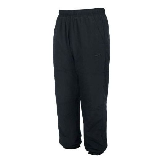 Men's Nike Solid Color Woven Breathable Skateboard Sports Pants/Trousers/Joggers Black CW7716-010
