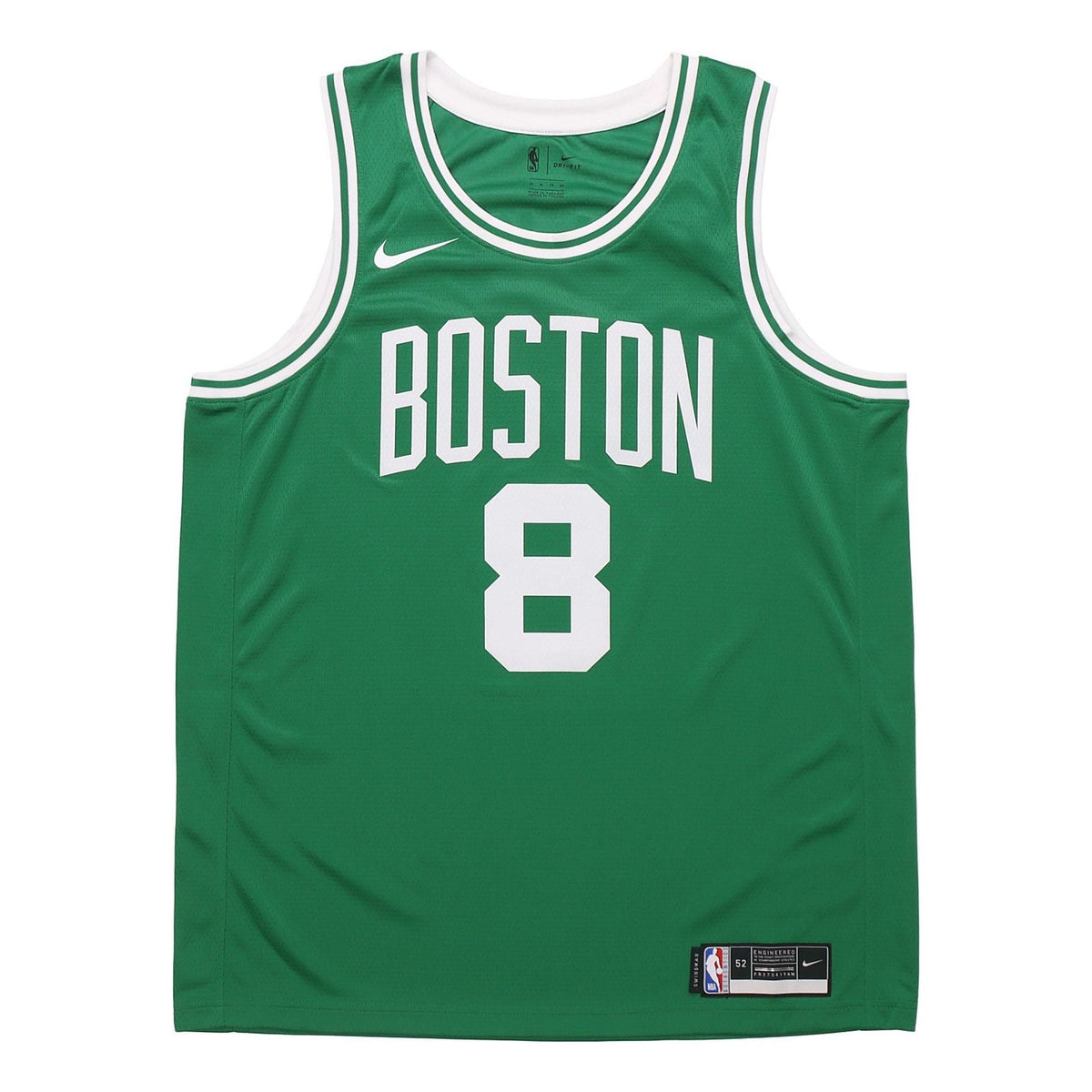 Nike NBA Sports Basketball Jersey/Vest SW Fan Edition 20-21 Season Boston Celtics No. 8 Green CW3659-317