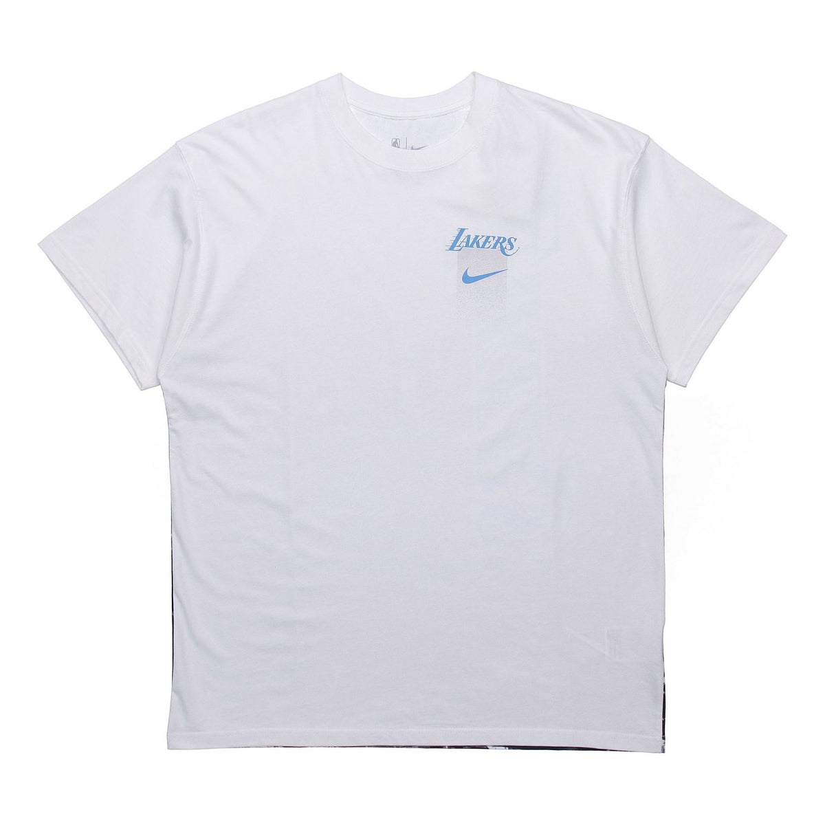Nike Los Angeles Lakers Back Printing Sports Short Sleeve White CT9386-100