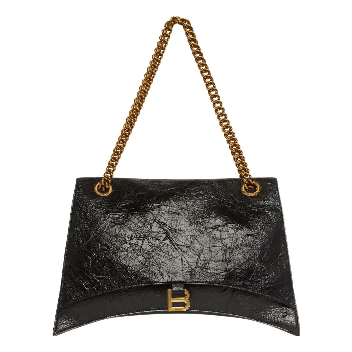(WMNS) Balenciaga Crush Large Chain Bag 'Black' 716332210IT1000