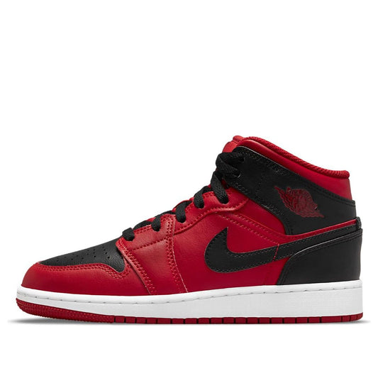 (GS) Air Jordan 1 Mid 'Reverse Bred' 554725-660