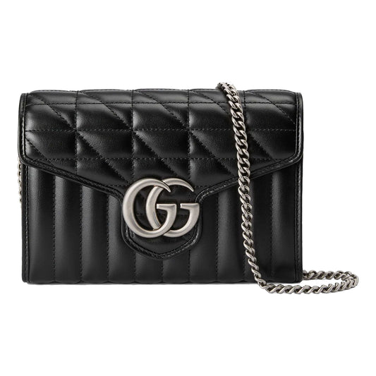 (WMNS) Gucci GG Marmont Mini Bag 'Black' 474575-DTD5N-1000