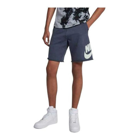 Nike Logo Printing Sports Shorts Blue 836278-471