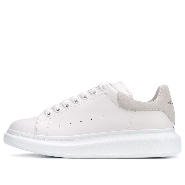 Alexander McQueen Oversized Sneaker 'White Grey Suede' 553680WHGP79000