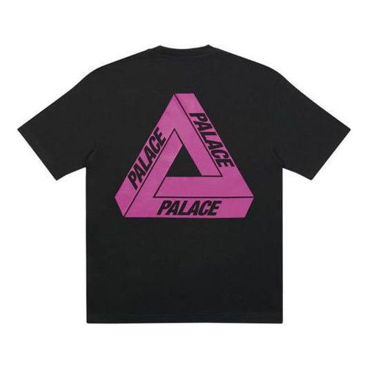 PALACE Tri-To-Help Charitable Limited Red Triangle Short Sleeve Black T-Shirt P18TS230