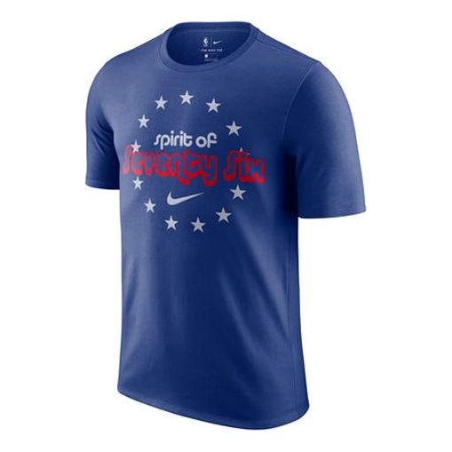 Nike Philadelphia 76ers EDITIONNike NBA Short Sleeve Blue CJ5664-495