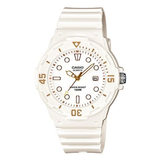 CASIO Waterproof Sports White Analog LRW-200H-7E2