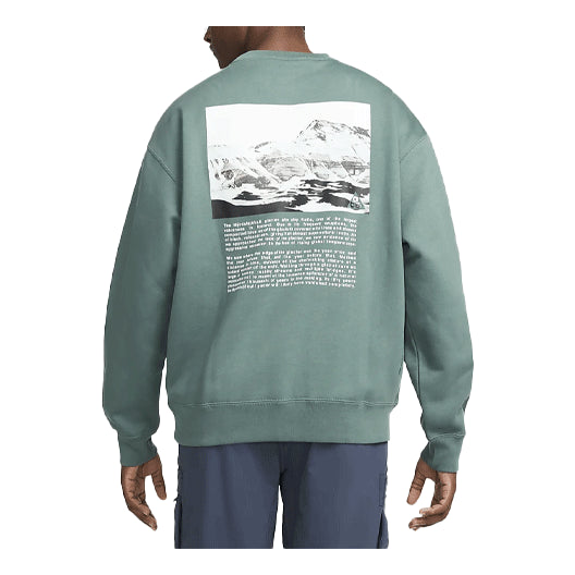Nike ACG Logo Fleece Printing Sports Long Sleeves Green DJ1591-384