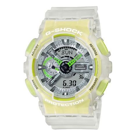 CASIO G-Shock Analog-Digital 'Translucent Yellow' GA-110LS-7APR