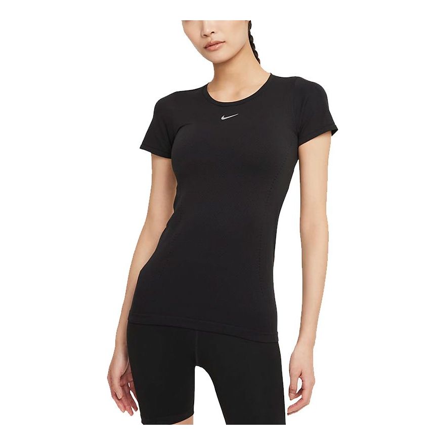 (WMNS) AS W NK DFADV AURA SLIM SS Top Black DD0589-010