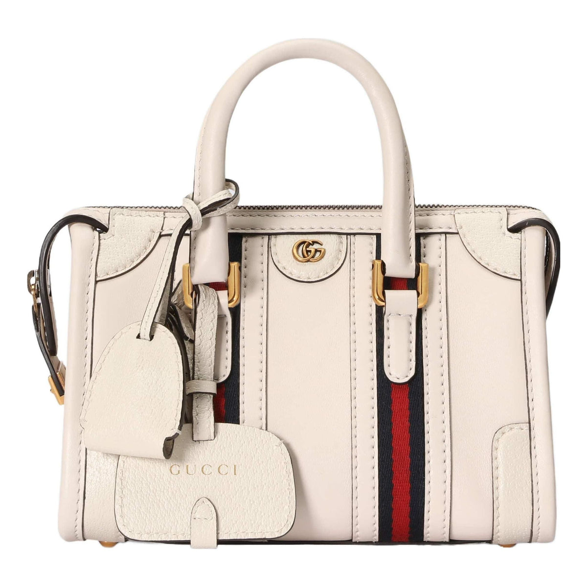 (WMNS) Gucci Mini Top Handle Bag With Double G 'White' 715771-AAA0O-9041