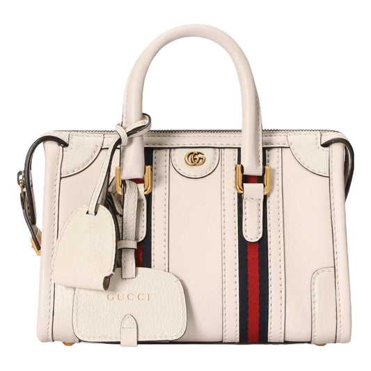 (WMNS) Gucci Mini Top Handle Bag With Double G 'White' 715771-AAA0O-9041