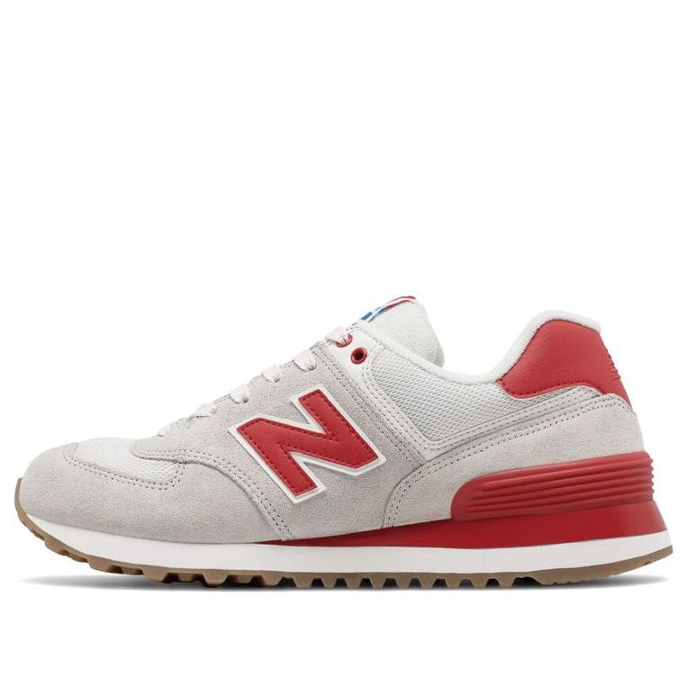 (WMNS) New Balance 574 Grey/Red WL574RSA