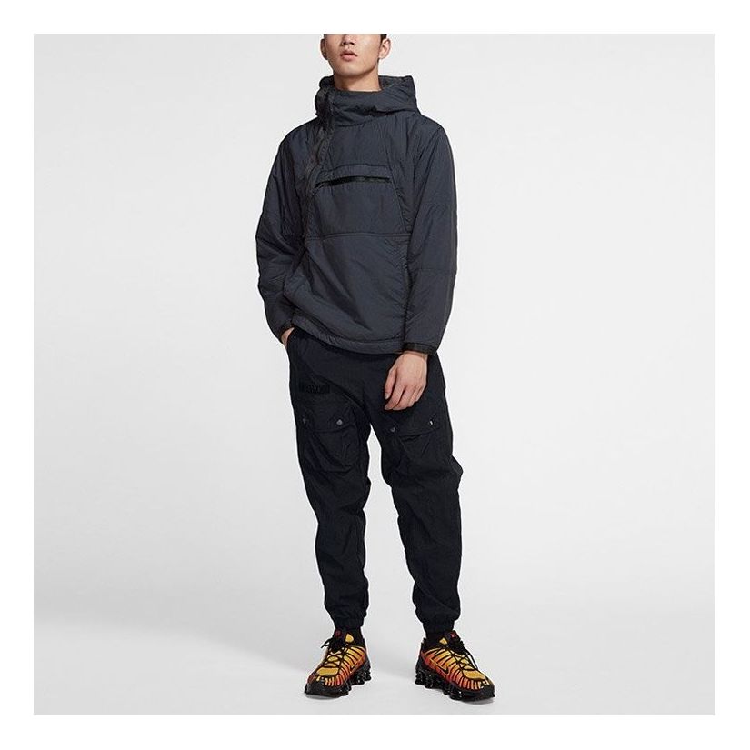 Nike Sportswear Tech Pack Solid Color Stay Warm hooded sports padded Jacket Black BV4790-060