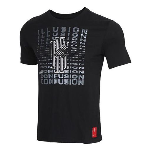 Nike Dri-fit Kyrie Logo Printed Tee 'Black' CD1323-010