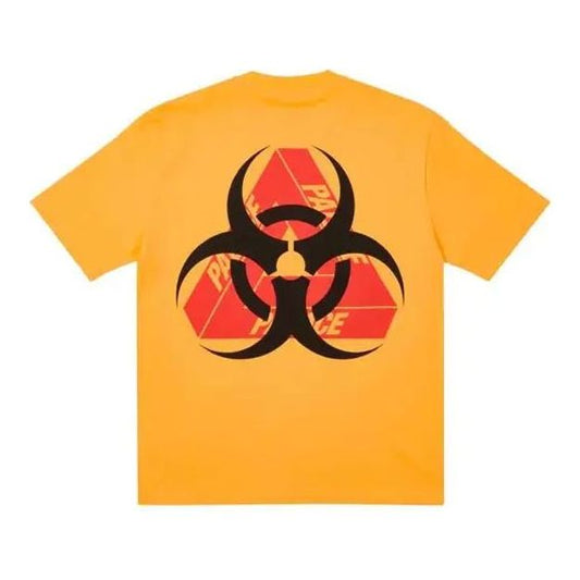 PALACE BIO HAZARD T-SHIRT ORANGE Triangle Back Pattern Logo Short Sleeve T-Shirt P20TS152