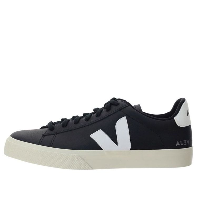 Veja Campo Leather Lace-Up 'Black White' CP0501215