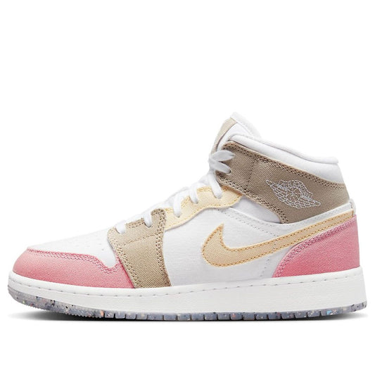 (GS) Air Jordan 1 Mid SE 'Pastel Grind' DJ0338-100