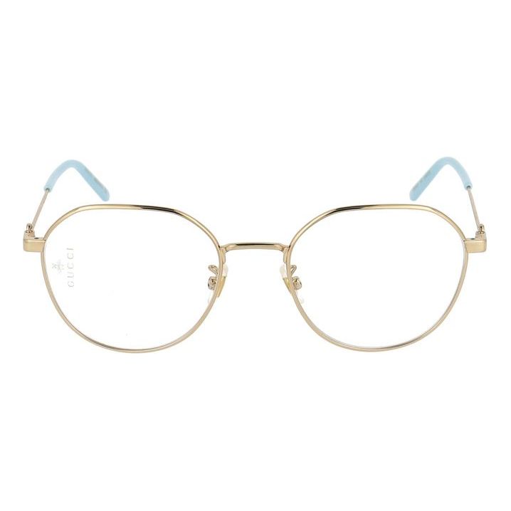 Gucci Metallic Round Frame Optical Glasses Frame Glasses 51mm Gold GG0684O-004