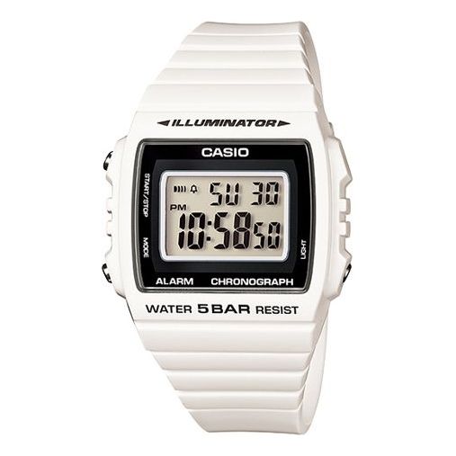 CASIO Unisex STANDARD Waterproof White Digital W-215H-7A