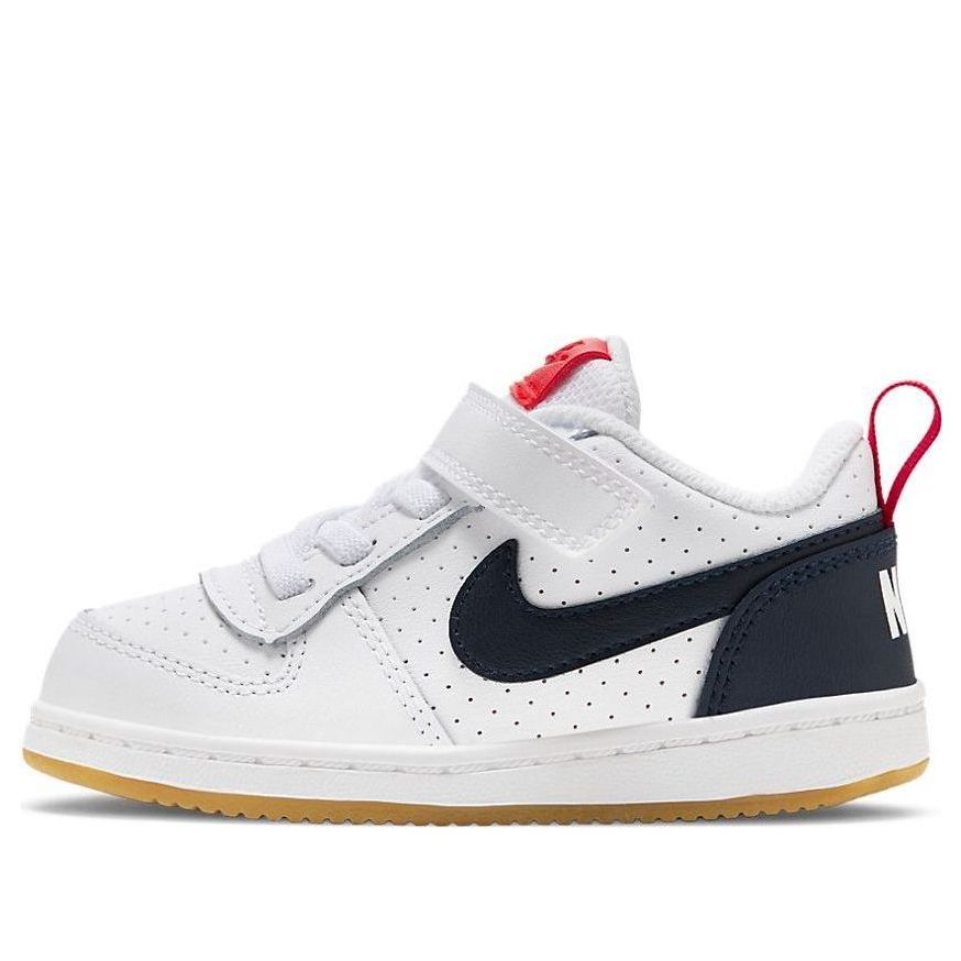 (TD) Nike Court Borough Low 'White Blue Red' 870029-105