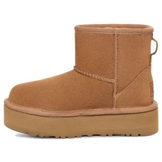 (GS) UGG Classic Mini Platform 'Chestnut' 1143700K-CHE