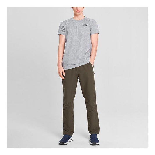 Men's THE NORTH FACE Classic hygroscopic Sweat-Wicking Short Sleeve Gray 4NFK-DYX