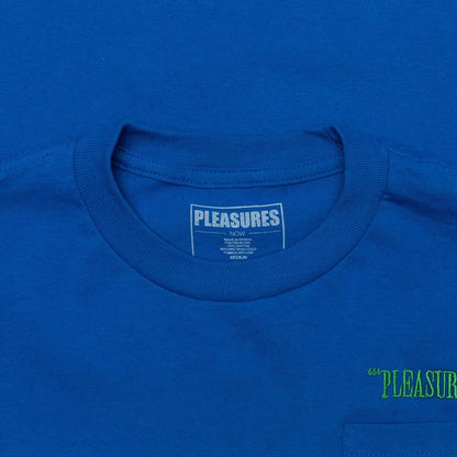 Balance Embroidered Pocket Tee - Royal
