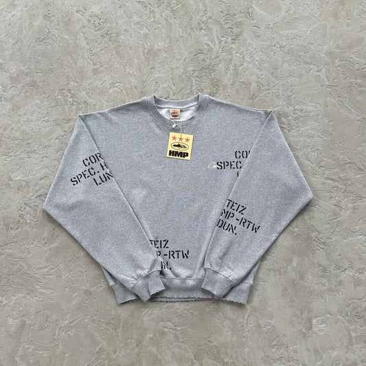 CORTEIZ Hmp Stencil Crewneck Set - Grey