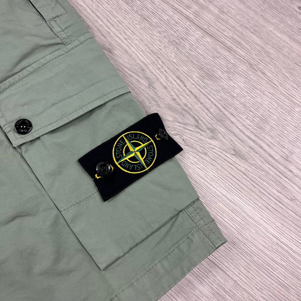 Stone Island Cargo Shorts - Sage Castmark