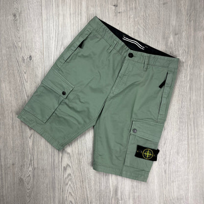 Stone Island Cargo Shorts - Sage Castmark