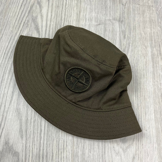 Stone Island Bucket Hat - Green Castmark