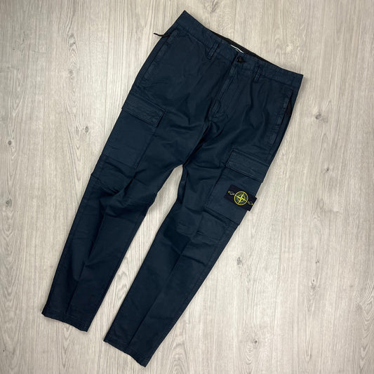 Stone Island Cargo Trousers - Navy Castmark