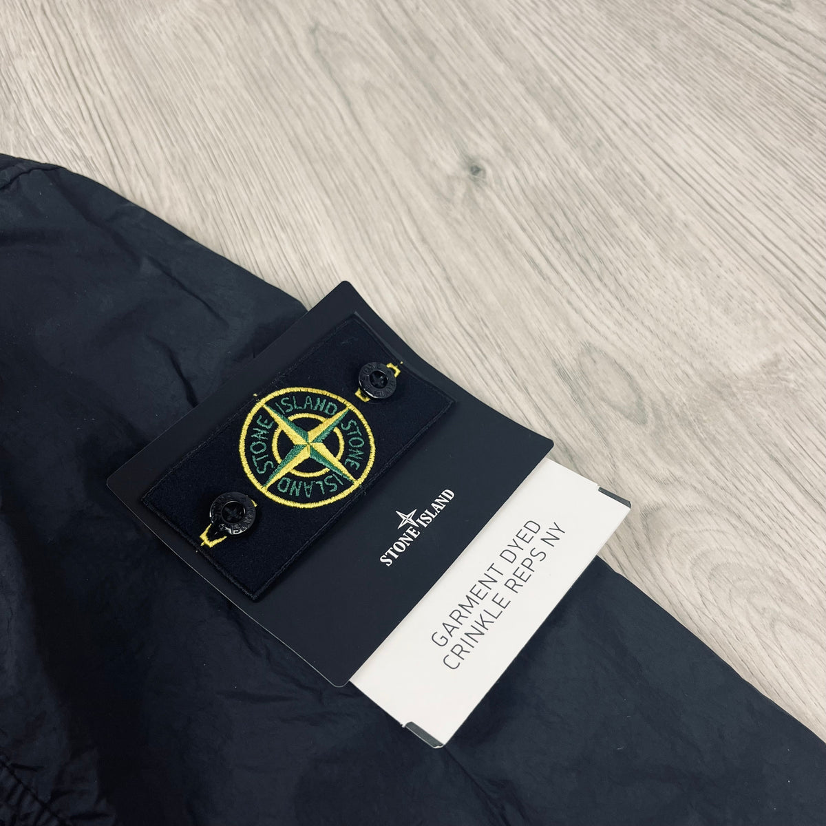 Stone Island Crinkle Reps NY Jacket - Black Castmark
