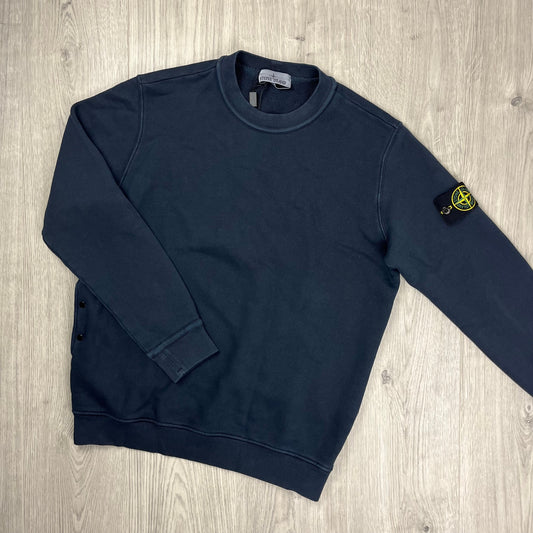 Stone Island Dyed Sweatshirt - Navy Castmark