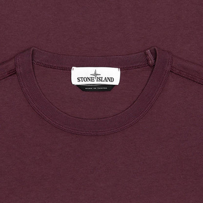 Stone Island Graphic Five L/S T-Shirt - Dark Burgundy