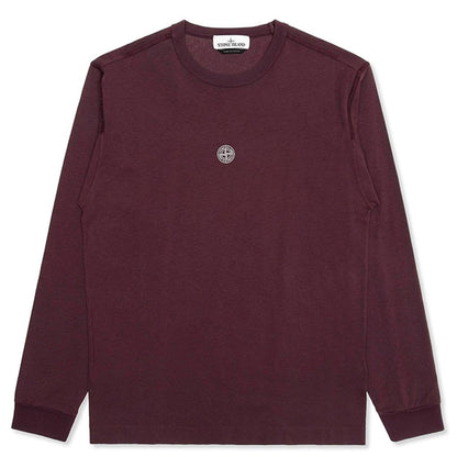Stone Island Graphic Five L/S T-Shirt - Dark Burgundy