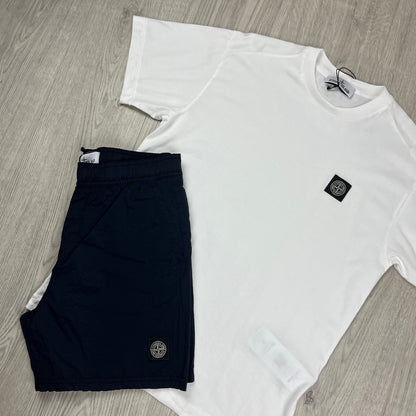 Stone Island Holiday Set - White/Navy Castmark
