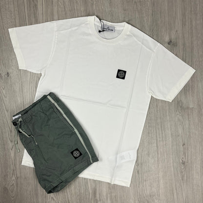 Stone Island Holiday Set - White/Sage Castmark