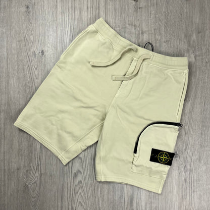 Stone Island Jersey Shorts - Oat Castmark