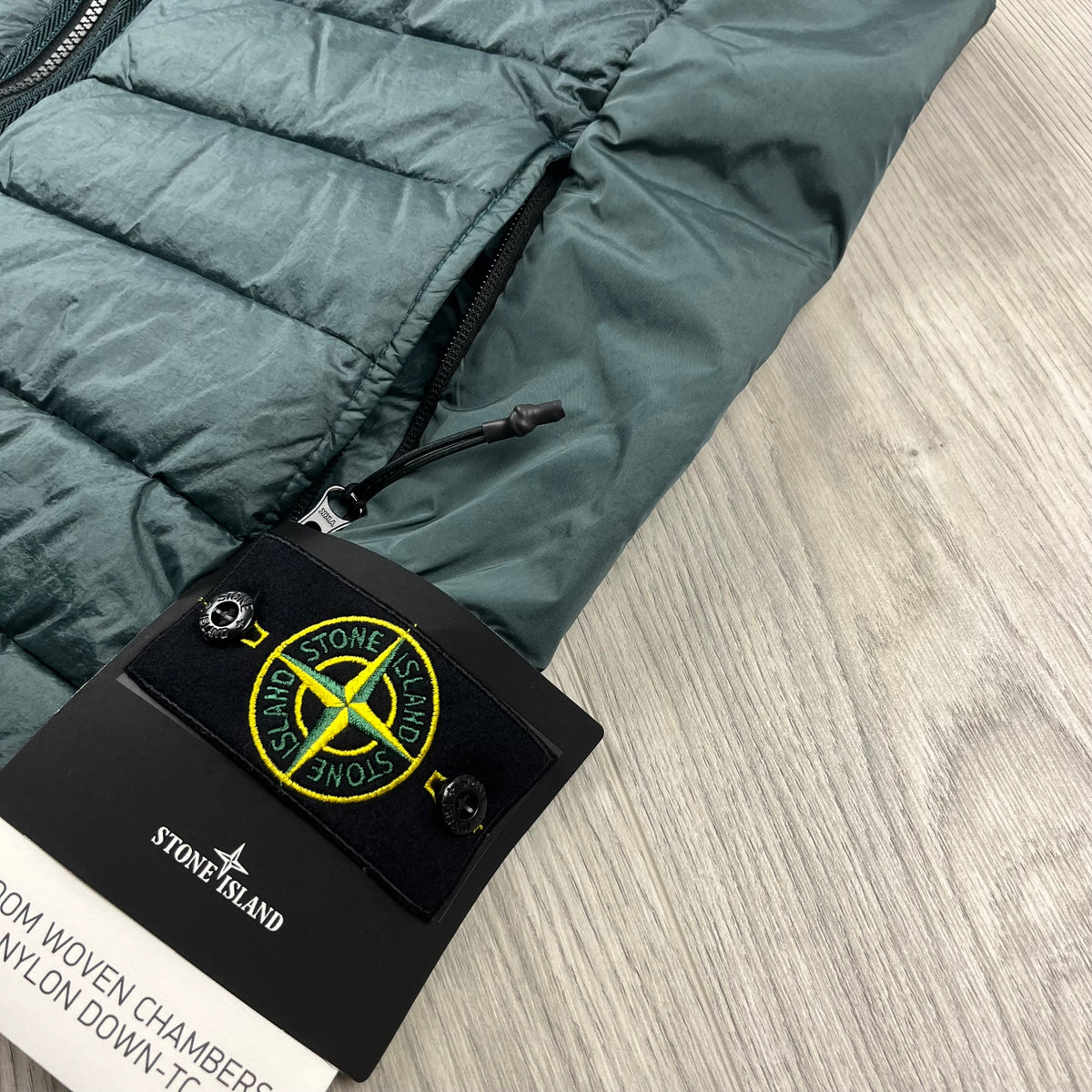 Stone Island Padded Gilet - Bottle Green Castmark
