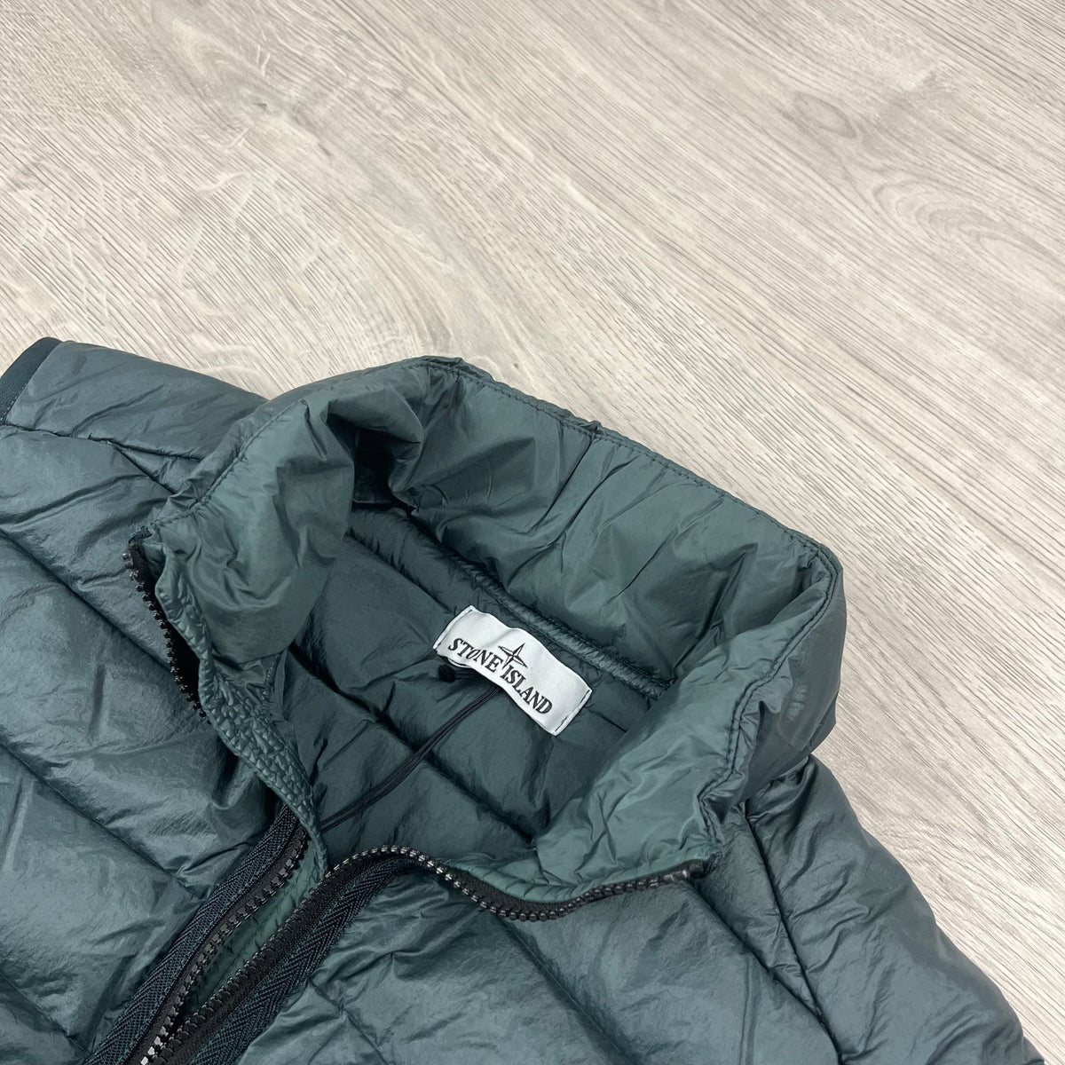 Stone Island Padded Gilet - Bottle Green Castmark