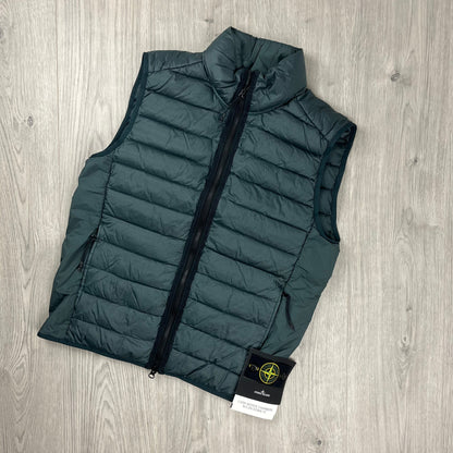 Stone Island Padded Gilet - Bottle Green Castmark