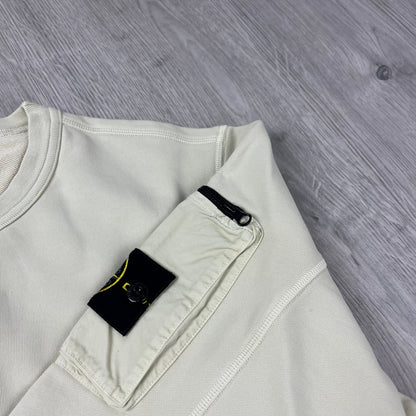 Stone Island Dyed Sweatshirt - Oat Castmark