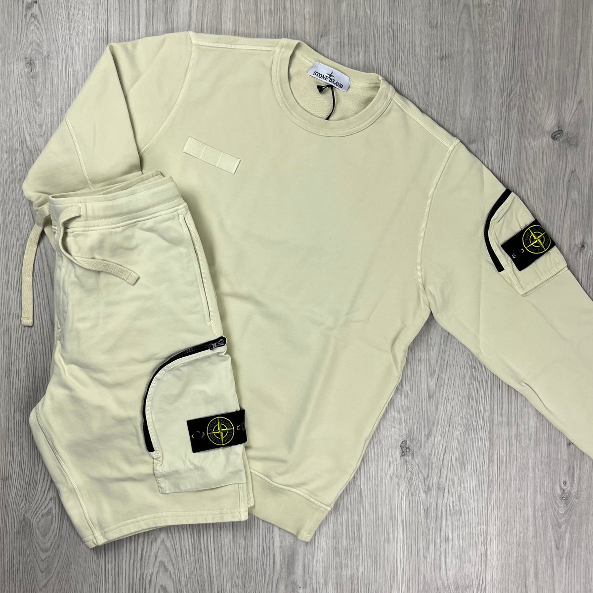 Stone Island Tracksuit - Oat Castmark