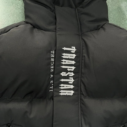 Trapstar Decoded 2025 Hooded Puffer - Black Gradient